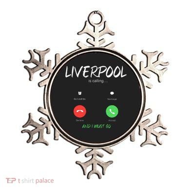 Liverpool Is Calling And I Must Go England Traveling  Ornament