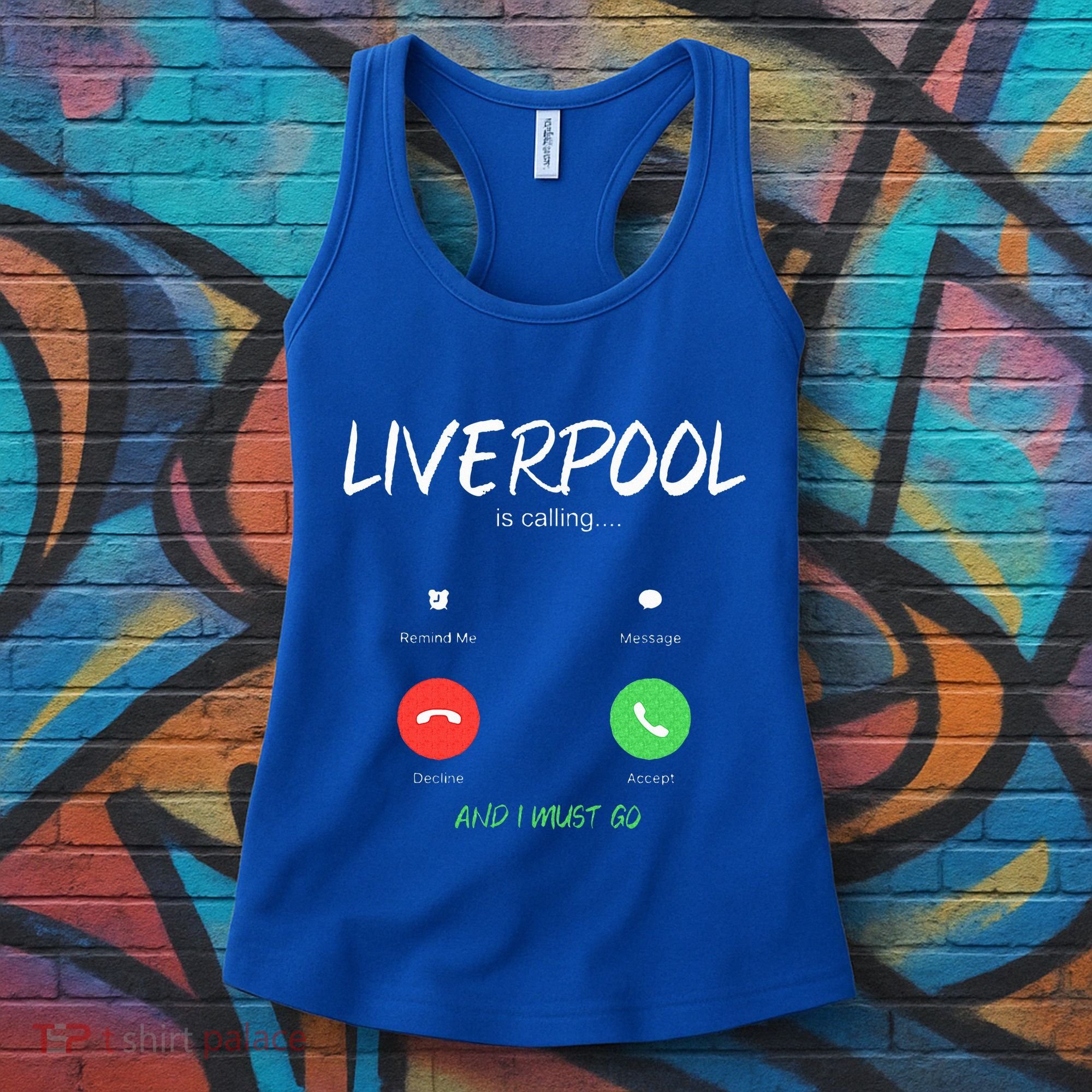 Liverpool Is Calling And I Must Go England Traveling  Women's Tank Top