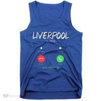 Liverpool Is Calling And I Must Go England Traveling  Tank Top thumb 0