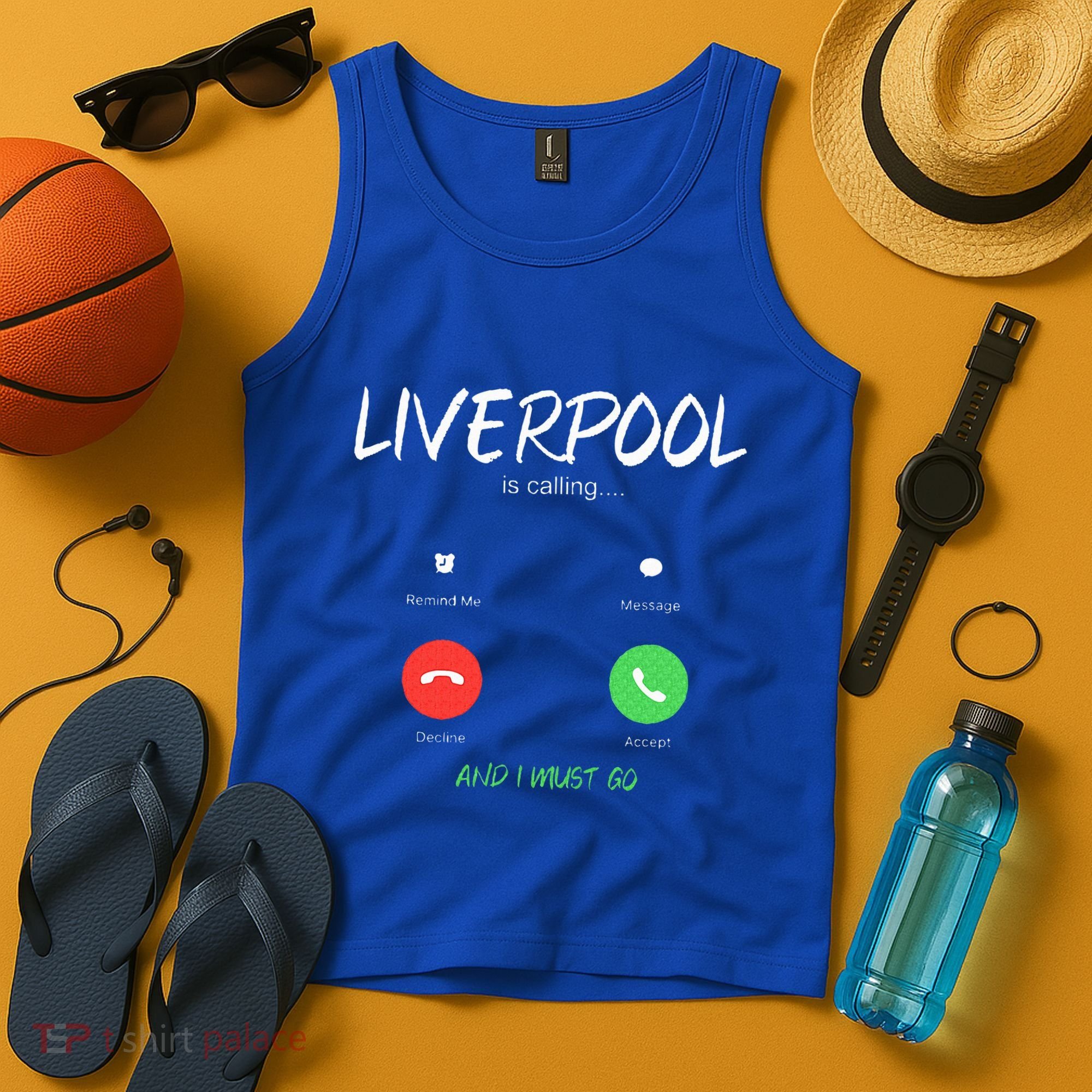 Liverpool Is Calling And I Must Go England Traveling  Tank Top