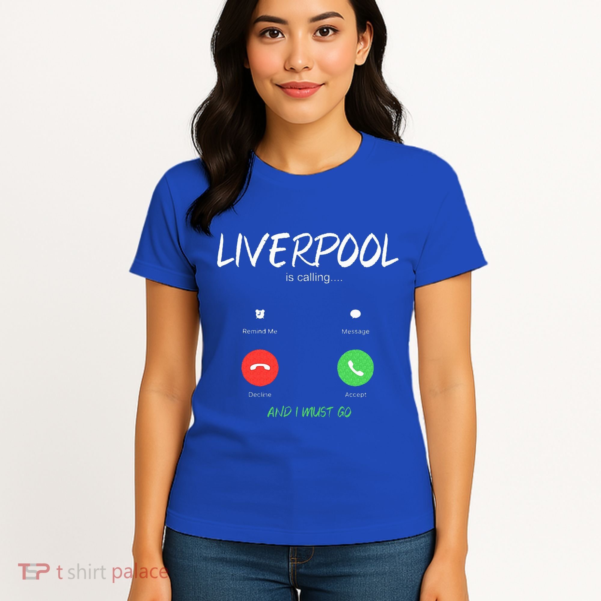 Liverpool Is Calling And I Must Go England Traveling  Women's T-Shirt