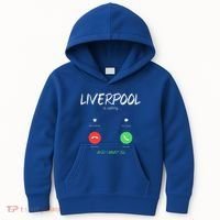 Liverpool Is Calling And I Must Go England Traveling  Kids Hoodie thumb 0