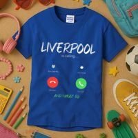 Liverpool Is Calling And I Must Go England Traveling  Kids T-Shirt thumb 3