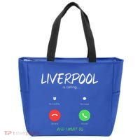Liverpool Is Calling And I Must Go England Traveling  Tote Bag thumb 0