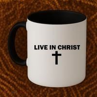 Live In Christ Limated Christian Faith Coffee Mug thumb 2