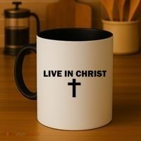 Live In Christ Limated Christian Faith Coffee Mug thumb 4