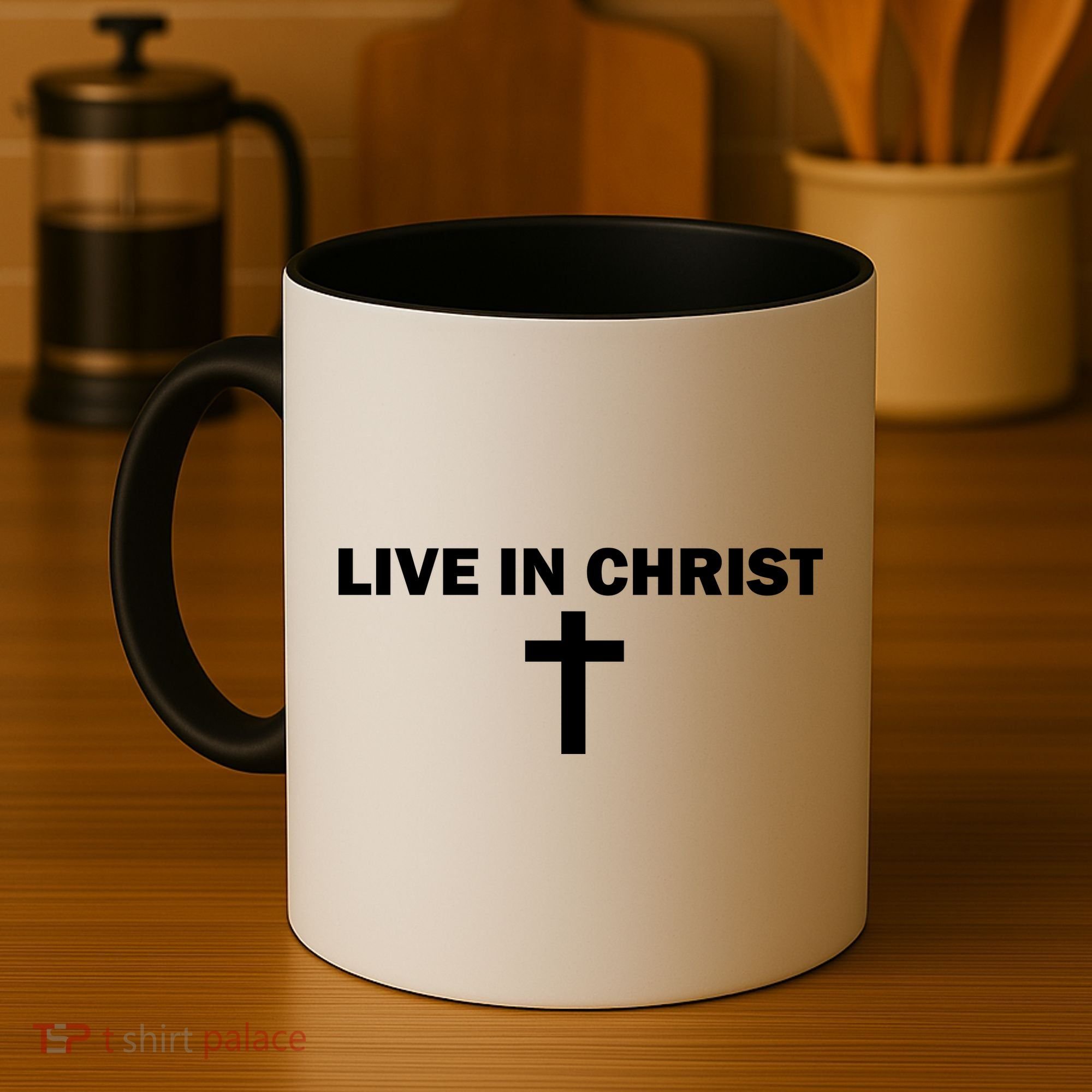 Live In Christ Limated Christian Faith Coffee Mug