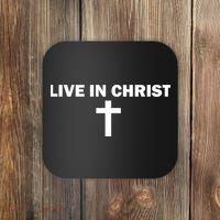 Live In Christ Limated Christian Faith Coaster thumb 0