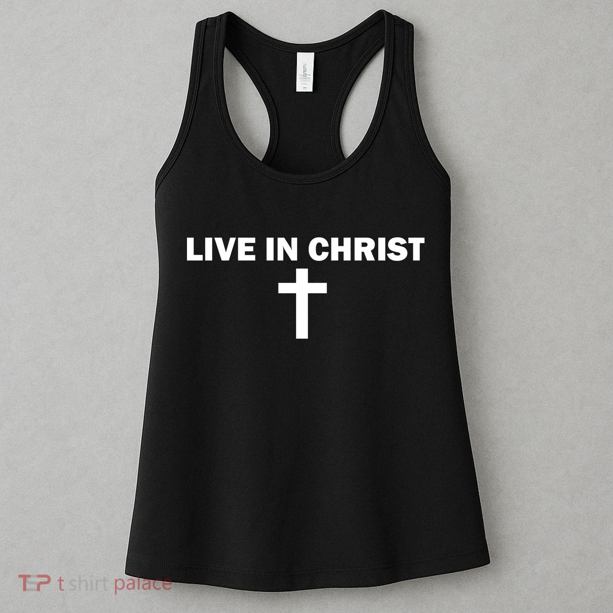 Live In Christ Limated Christian Faith Women's Tank Top