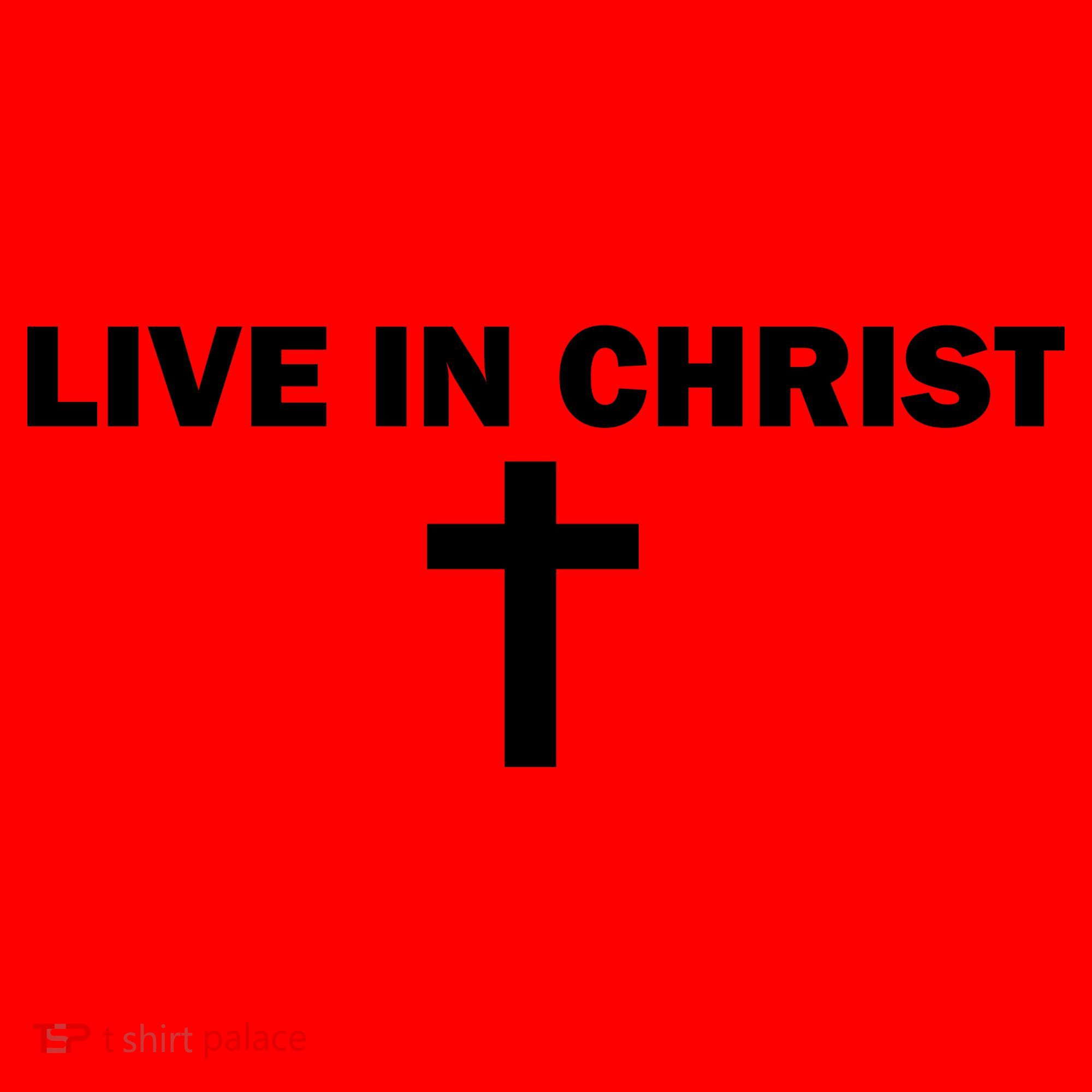 Live In Christ Limated Christian Faith Santa Hat