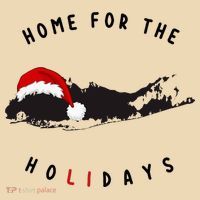 Long Island Christmas Long Island Map With Santa Hat Tote Bag thumb 4