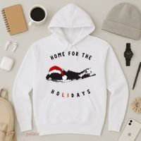 Long Island Christmas Long Island Map With Santa Hat Hoodie thumb 3