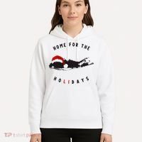 Long Island Christmas Long Island Map With Santa Hat Hoodie thumb 5