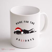 Long Island Christmas Long Island Map With Santa Hat Coffee Mug thumb 1