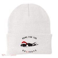 Long Island Christmas Long Island Map With Santa Hat Beanie thumb 0