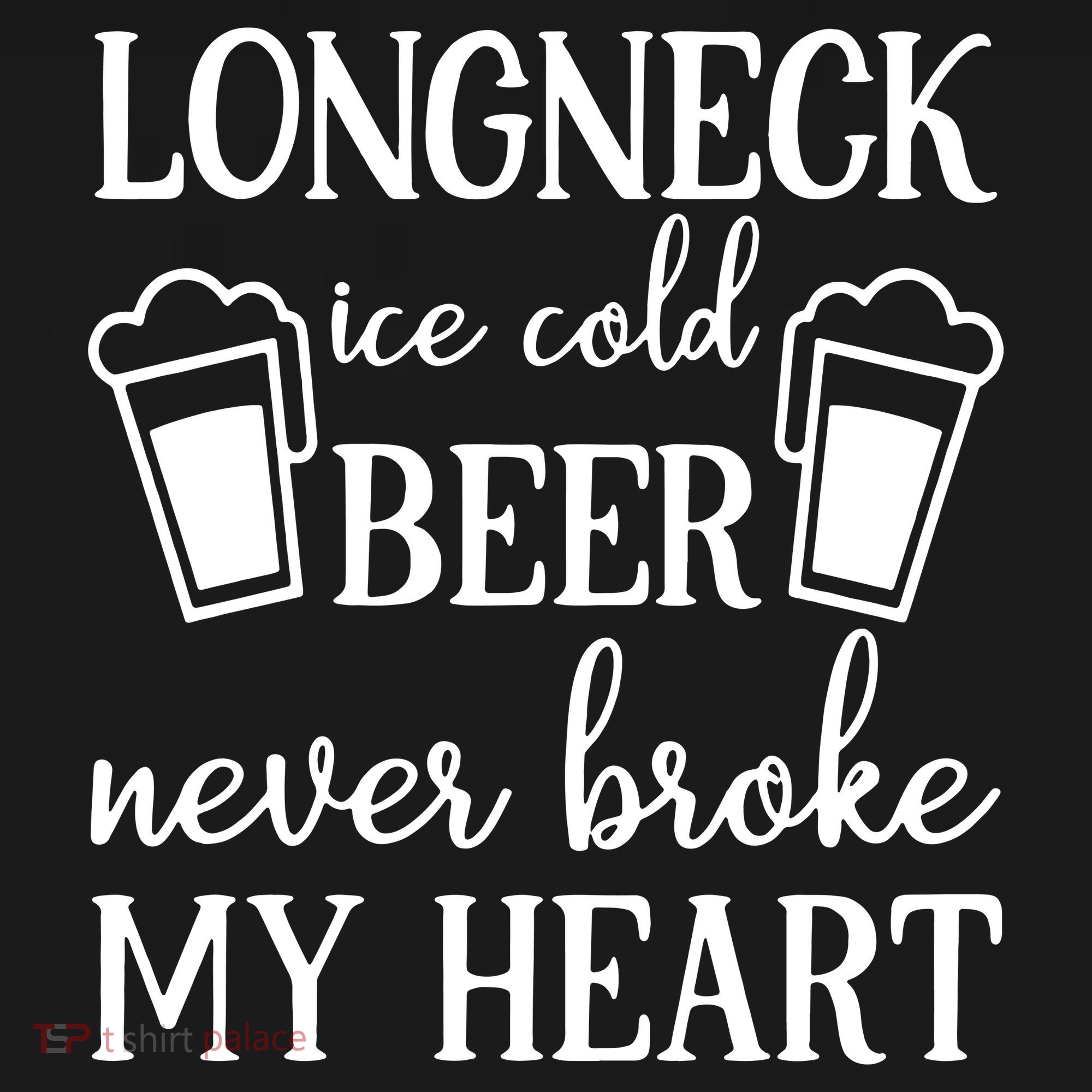 Longneck Ice Cold Beer Never Broke My Heart Pajama Set