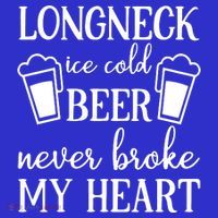Longneck Ice Cold Beer Never Broke My Heart Tank Top thumb 6