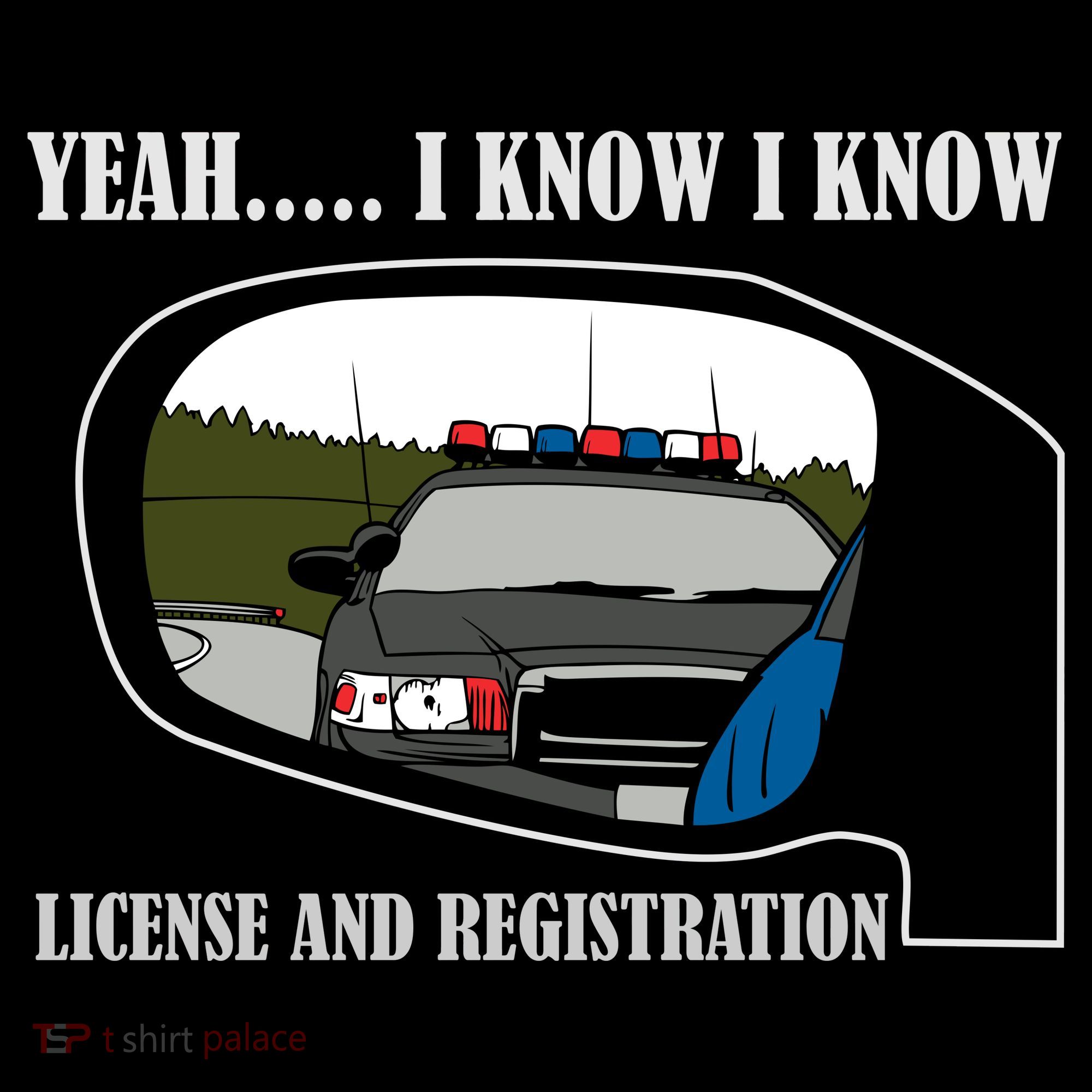 License And Registration Pulled Over Coaster