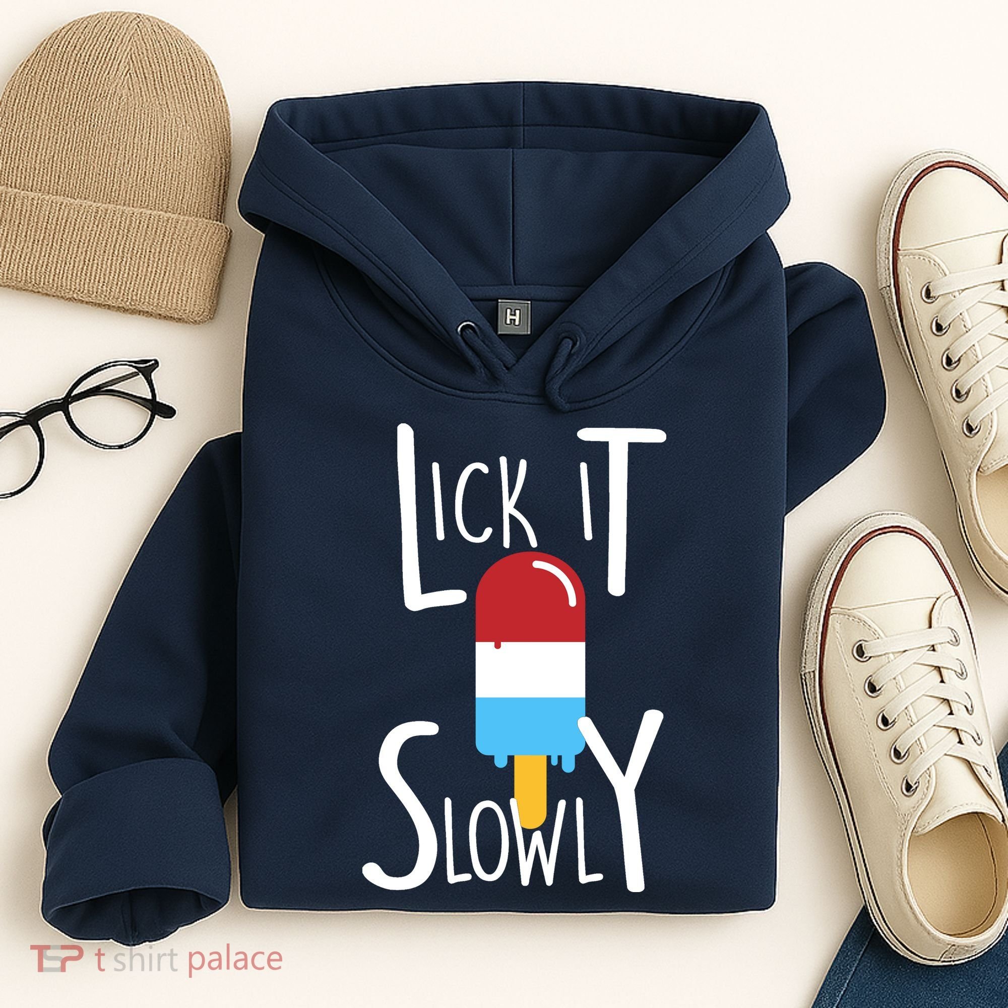 Lick It Slowly Popsicle Hoodie