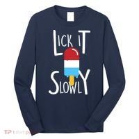 Lick It Slowly Popsicle Long Sleeve Shirt thumb 0