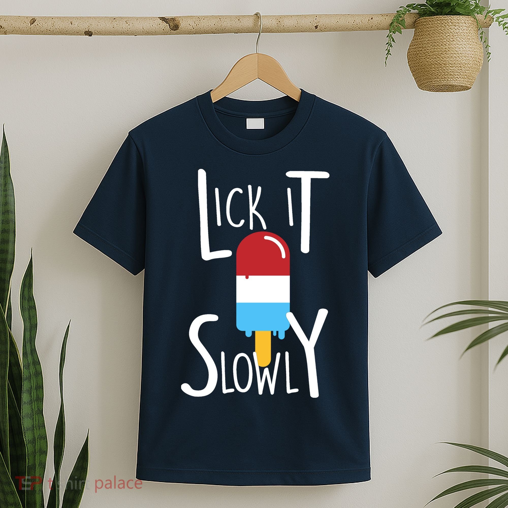 Lick It Slowly Popsicle T-Shirt