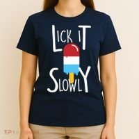Lick It Slowly Popsicle T-Shirt thumb 4