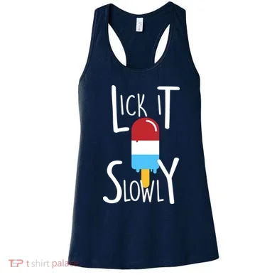 Lick It Slowly Popsicle Women's Tank Top