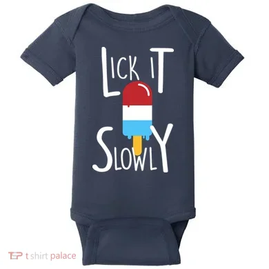 Lick It Slowly Popsicle Baby Bodysuit
