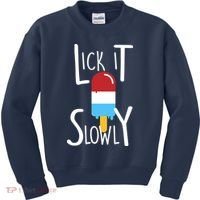 Lick It Slowly Popsicle Kids Sweatshirt thumb 0