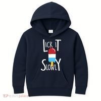 Lick It Slowly Popsicle Kids Hoodie thumb 0