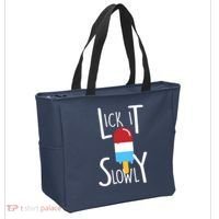 Lick It Slowly Popsicle Tote Bag thumb 2