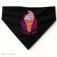 Lick Me Ice Cream USA-Made Doggie Bandana thumb 0