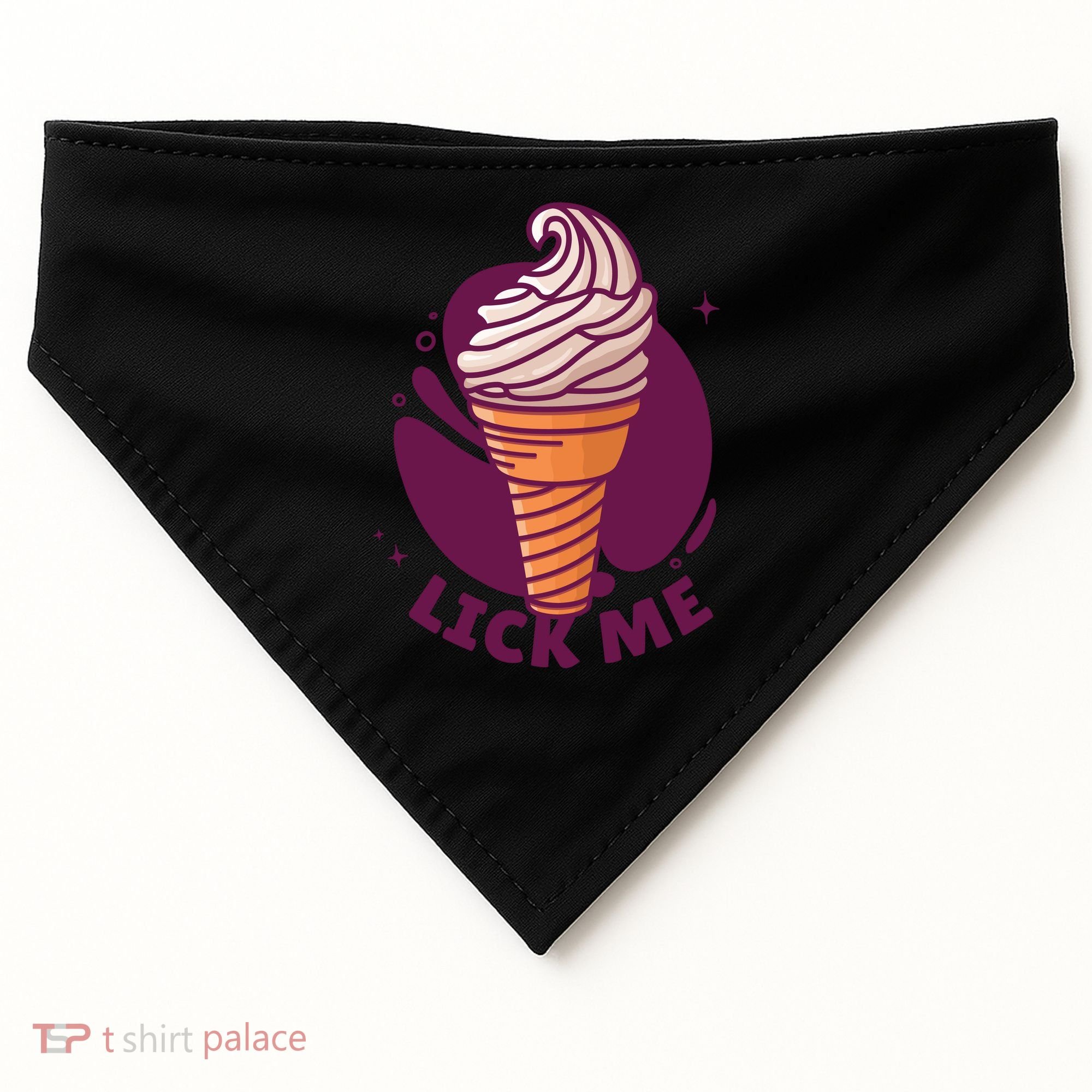 Lick Me Ice Cream USA-Made Doggie Bandana