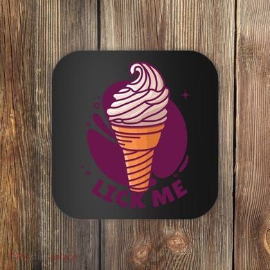 Lick Me Ice Cream Coaster