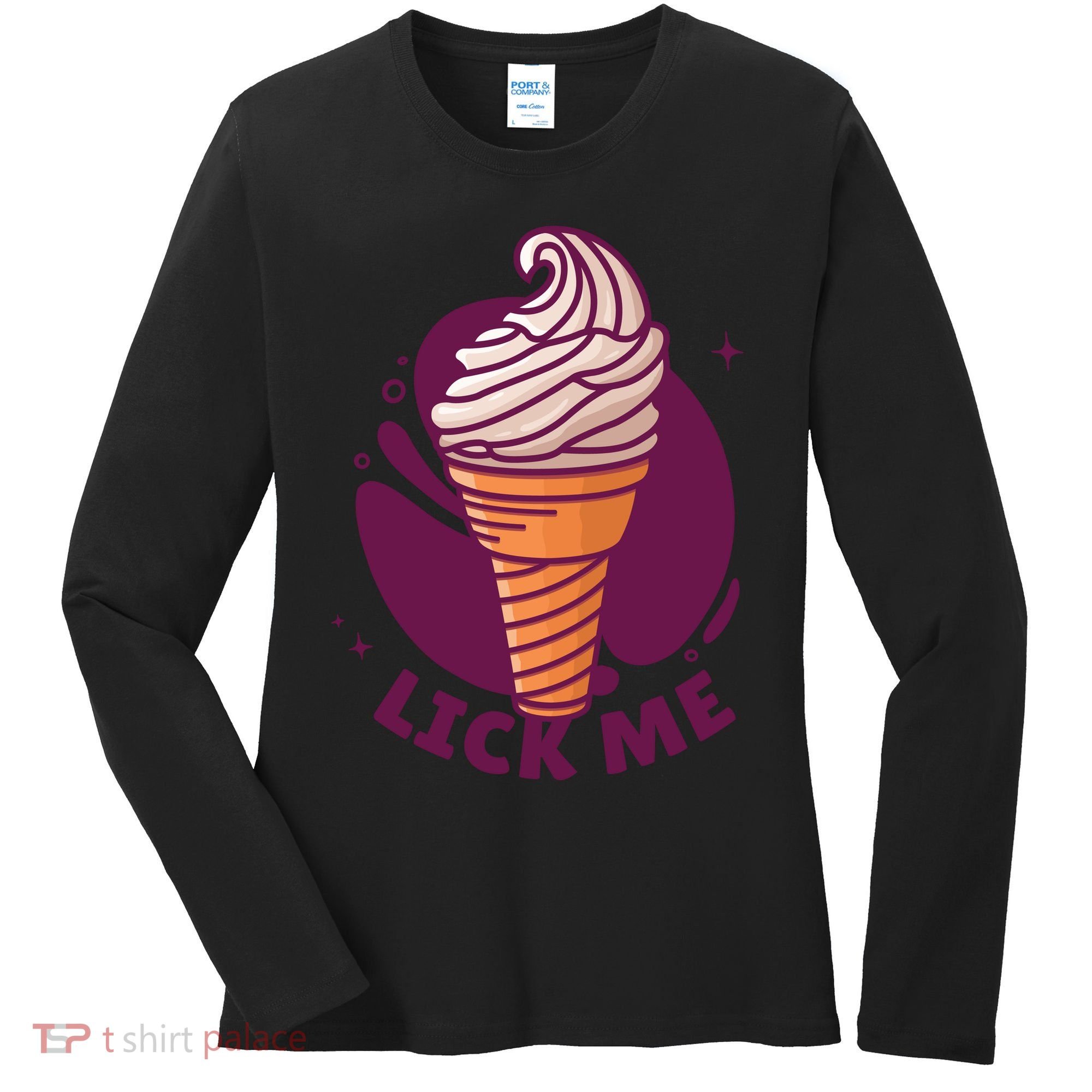 Lick Me Ice Cream Women's Long Sleeve Shirt
