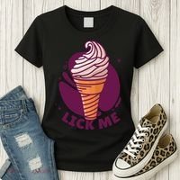 Lick Me Ice Cream Women's T-Shirt thumb 3