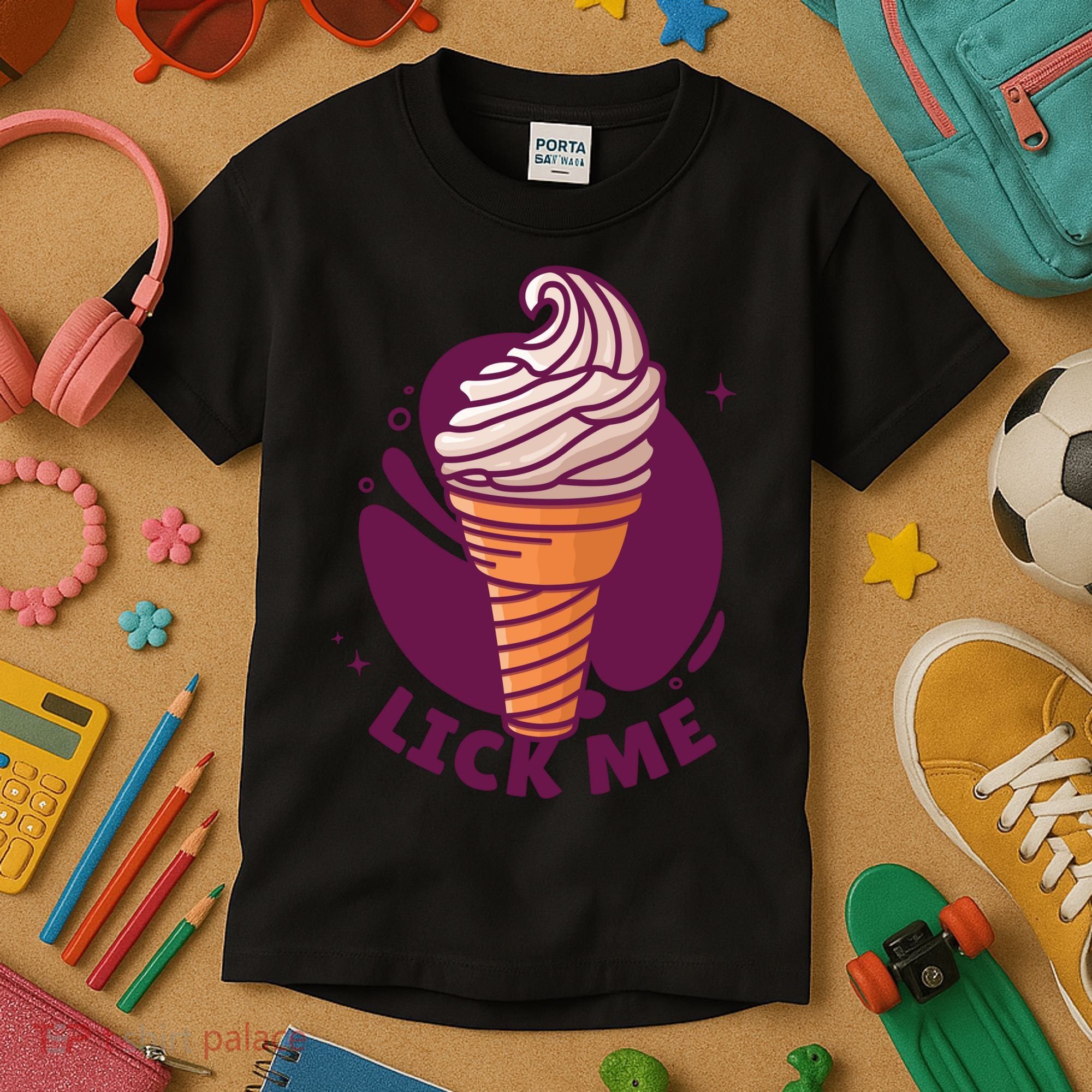 Lick Me Ice Cream Kids T-Shirt