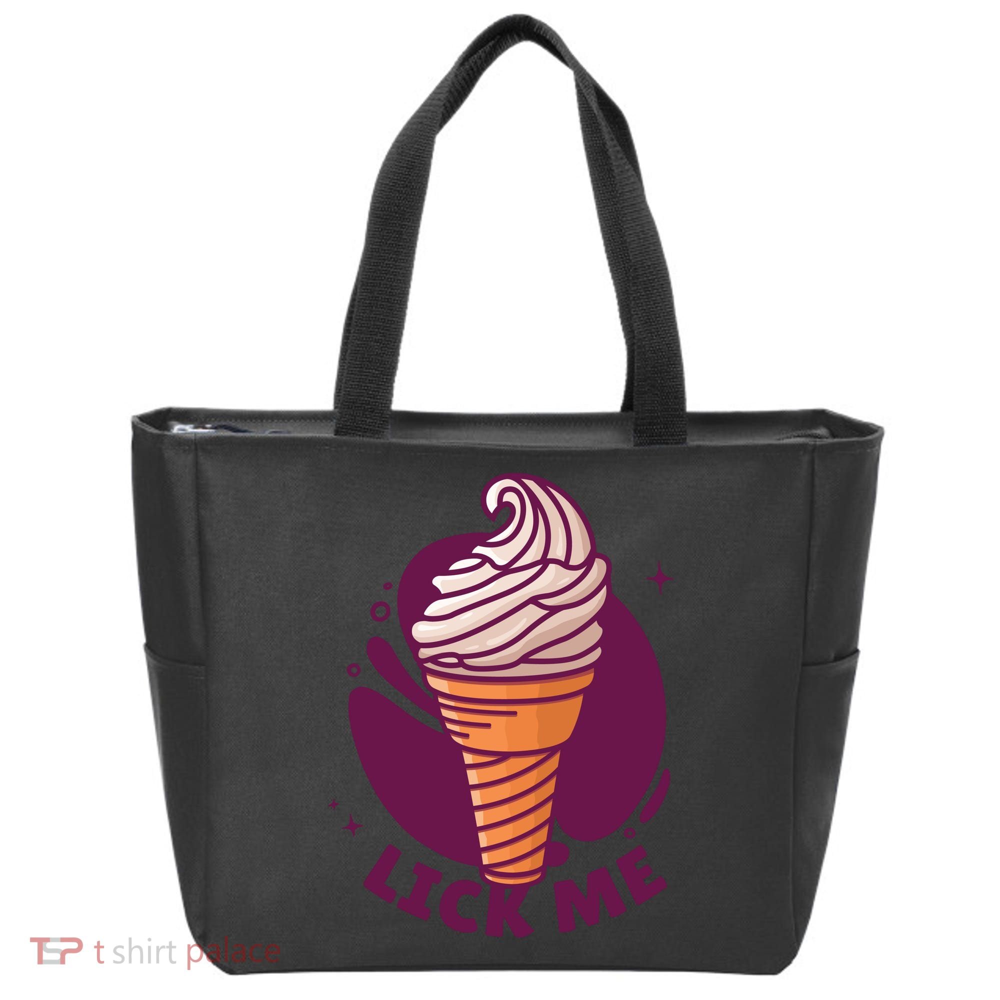 Lick Me Ice Cream Tote Bag