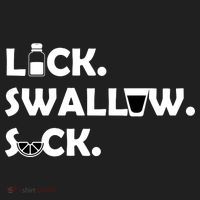 Lick Swallow Suck Funny Tequila Tumbler thumb 3