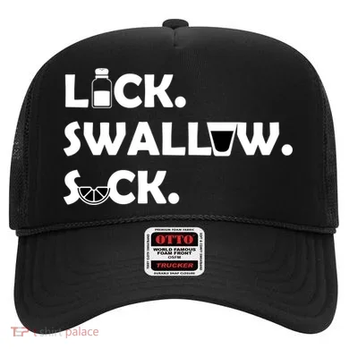 Lick Swallow Suck Funny Tequila Hat