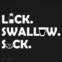 Lick Swallow Suck Funny Tequila Tank Top thumb 6