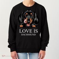 Love Is Dachshund Women's Sweatshirt thumb 0