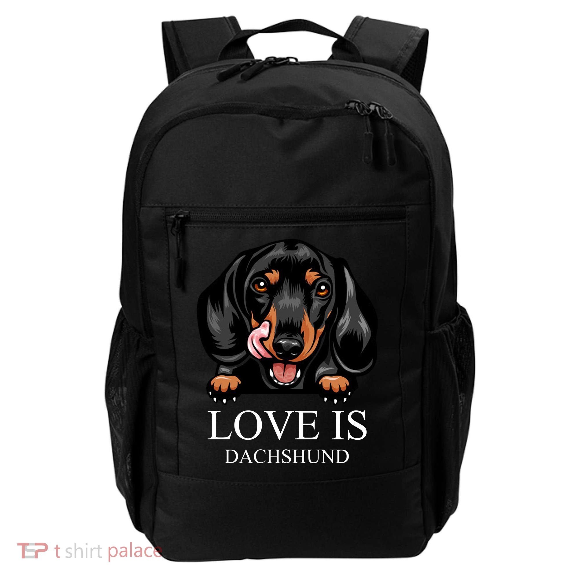 Love Is Dachshund Backpack