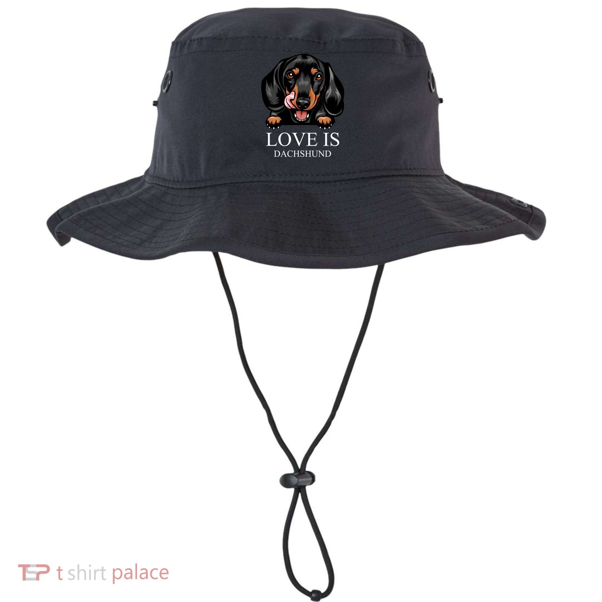 Love Is Dachshund Bucket Hat