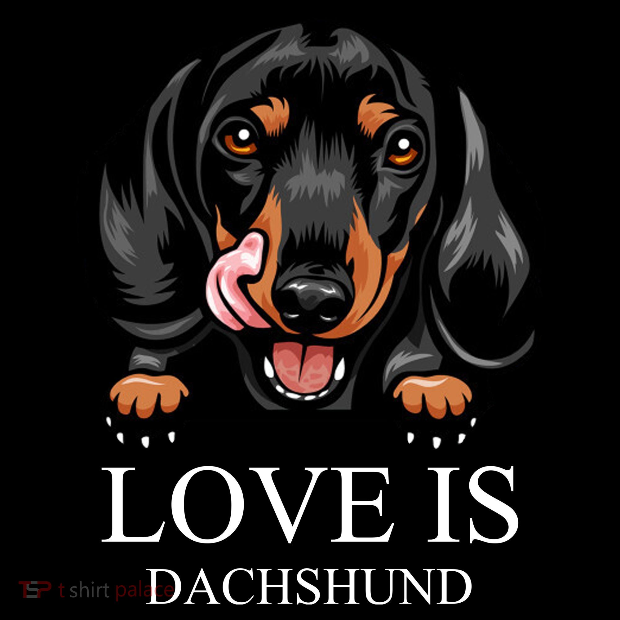 Love Is Dachshund Bucket Hat