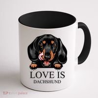Love Is Dachshund Coffee Mug thumb 1