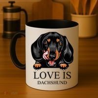 Love Is Dachshund Coffee Mug thumb 4
