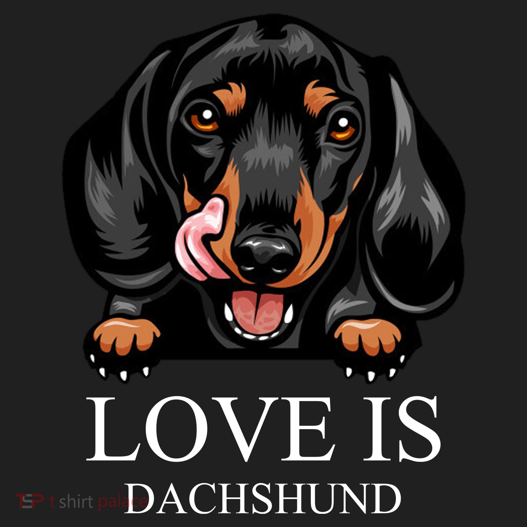 Love Is Dachshund Beanie