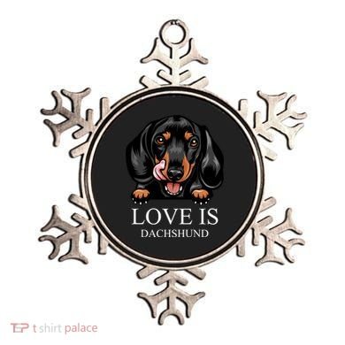 Love Is Dachshund Ornament