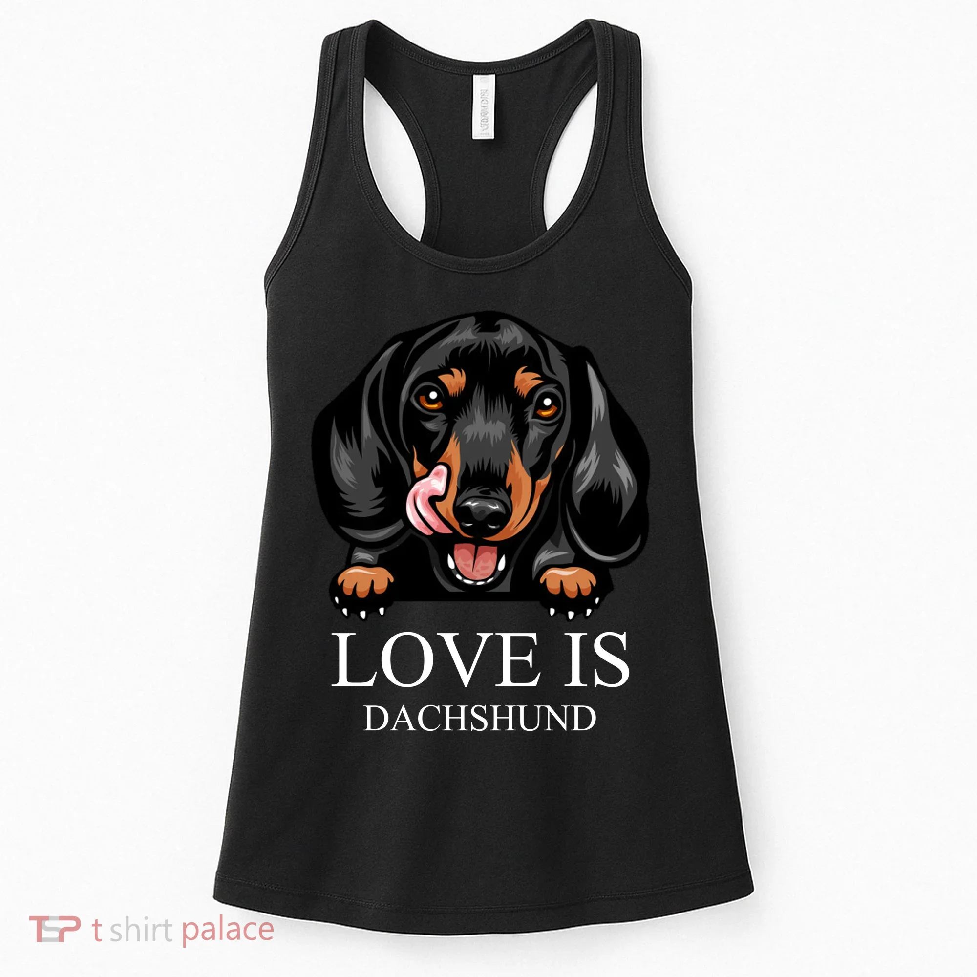Love Is Dachshund Women's Tank Top